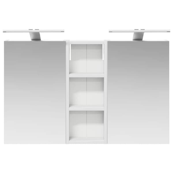 Badrumsskåpsset 3 st 80 x 10,5 x 50 cm Konstruerat trä