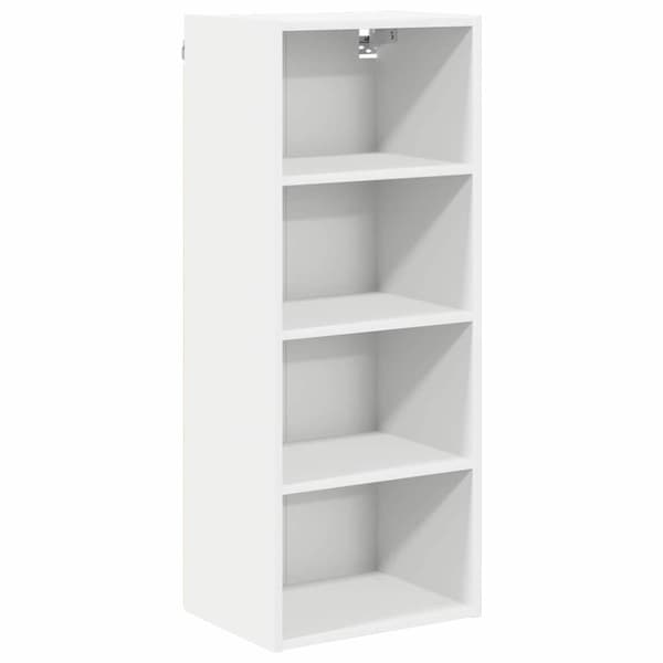 Hängande skåp Vit 40 x 29,5 x 100 cm Konstruerat trä