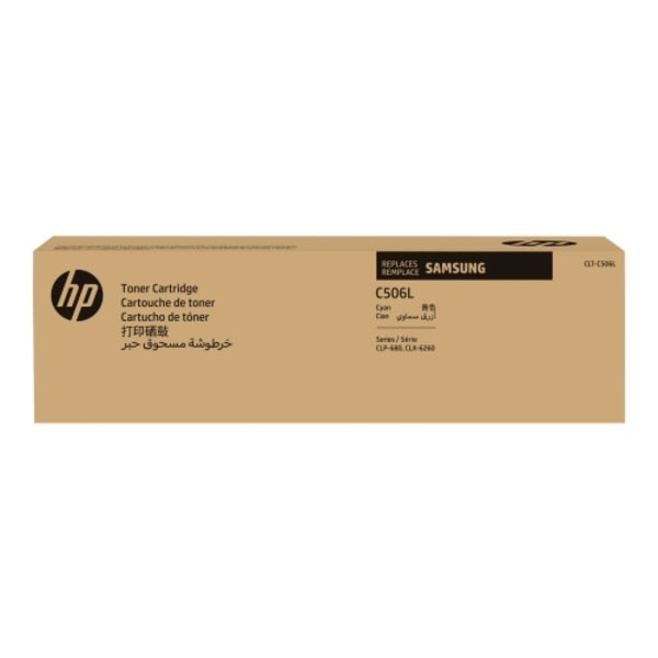 HP CLT-C506L - Lång livslängd - cyan - original - tonerkassett (SU038A)
