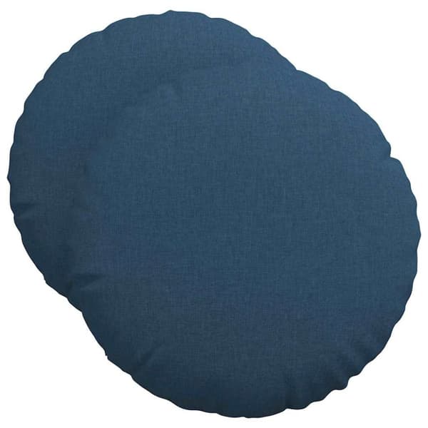 Sittkuddar 2 pcs Blå Ø50 x 19 cm tyg