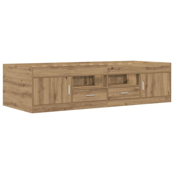 Sängram med förvaring Artisan-ek 80 x 200 cm Konstruerat trä