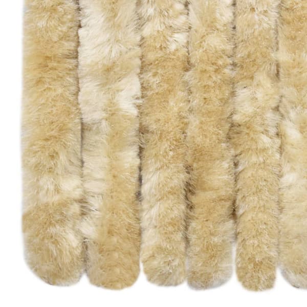 Insektsdraperi beige 56x200 cm chenille