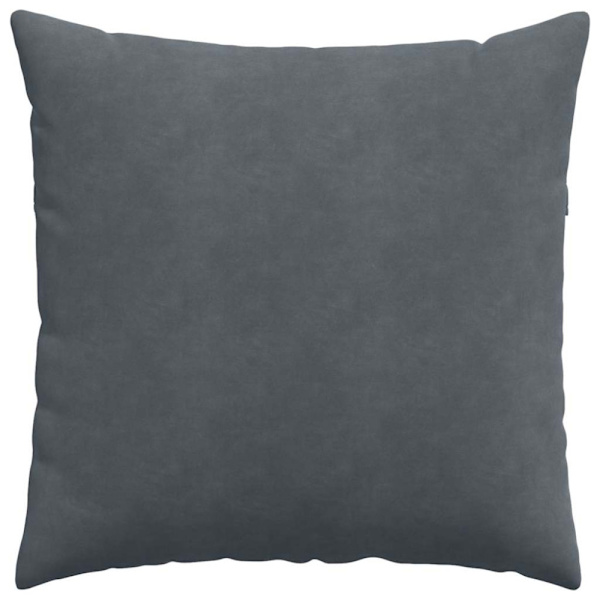 Sofakuddar 2 pcs Mörkgrå 80 x 80 cm Kordread tyg