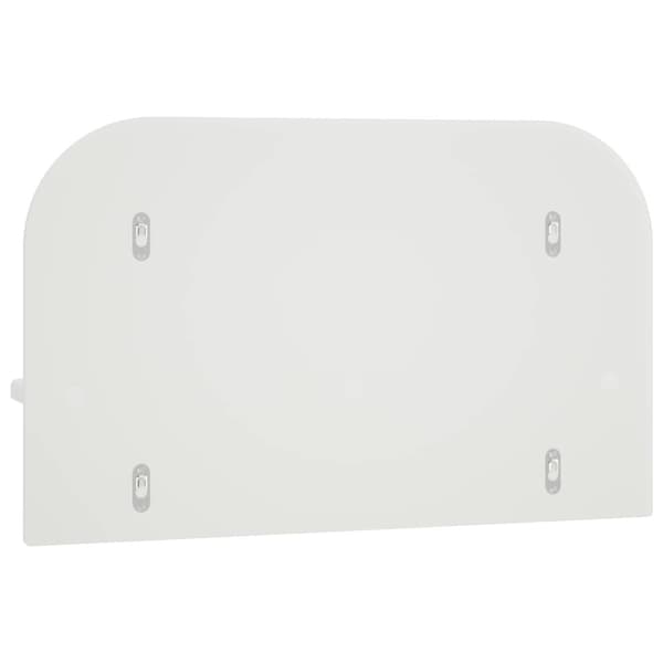 Vägg hylla 2 st Vit 60 x 13.5 x 37.5 cm Konstruerat trä