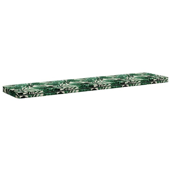 1-delad Bänk Kudde VUGHT 100% Polyester Bladmönster