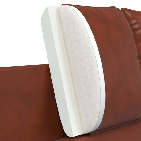 2-sits soffa Skinande Brun 188 x 81 x 89 cm Konstläder