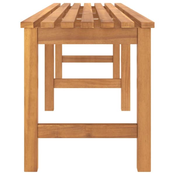 Trädgårdsbänk 180 cm massiv teak
