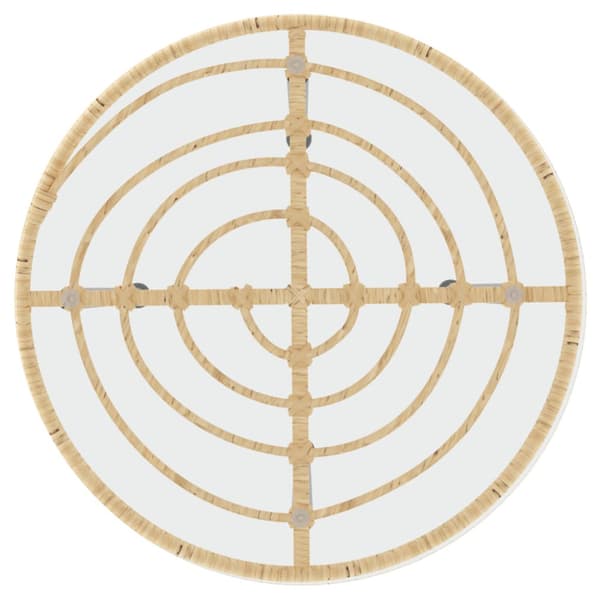 Matgrupp för trädgården 5 delar konstrottning