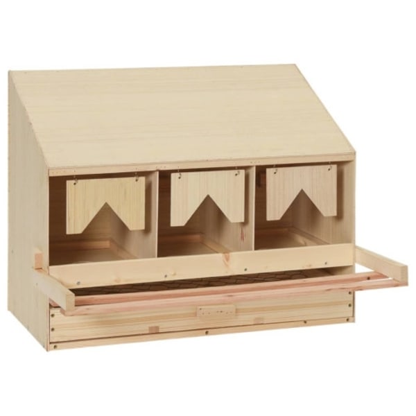 Värprede 3 fack 72x33x54 cm massiv furu