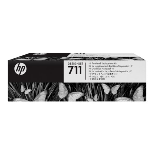 HP 711 - svart, gul, cyan, magenta - skrivhuvud