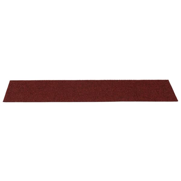 Trappmattor självhäftande 30 st 76x20 cm bordeauxröd rektangulär
