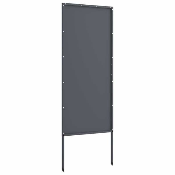 Trädgårds integritetsskärm Antracit 50 x 140 cm Kallvalsat stål