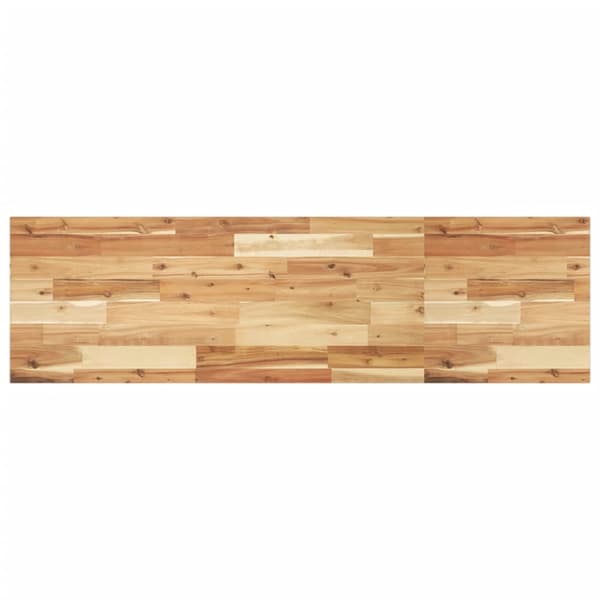 Bordsskiva rektangulär 140x40x2 cm massivt akaciaträ
