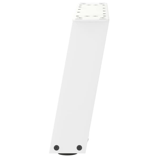 Soffbordsben U-formade 2 st vita 40x(30-31) cm stål