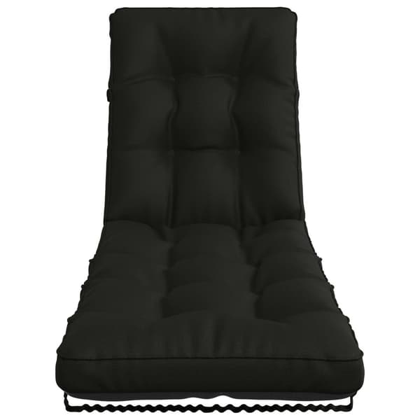 Solstol Kudde VIANEN 100% Polyester Svart 200 x 50 x 8 cm