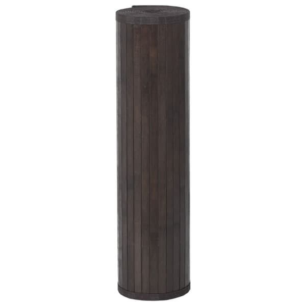 Matta rektangulär mörkbrun 70x100 cm bambu