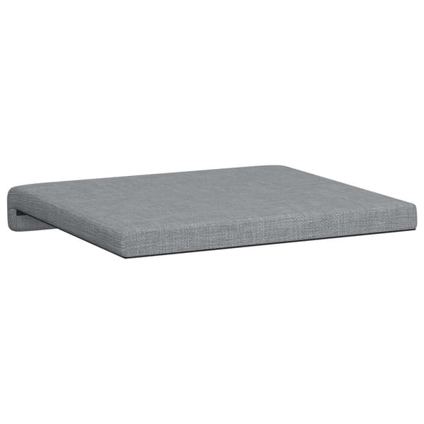 Bänk kudde 4 st Tyg Ljusgrå Djup 35 cm