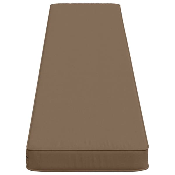 2-delade Bänk Kuddar VUGHT 2 st 100% Polyester Taupe