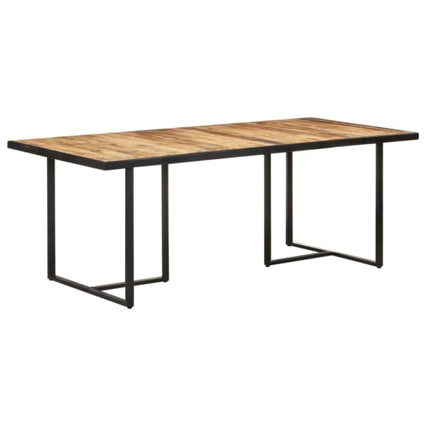 Matbord 200 cm grovt mangoträ