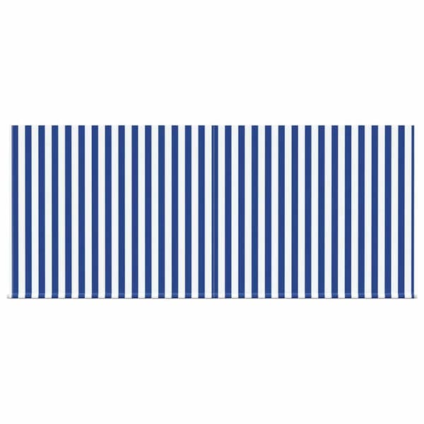 Utfällbar markis Blå och Vit 300 x 200 cm
