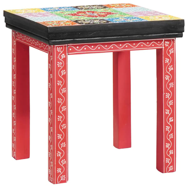 Sidobord 2 pcs Flerfärgsdesign