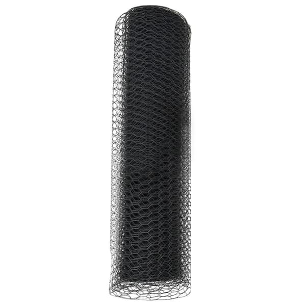 Hexagonstängsel Grå 0,4 x 50 m PVC