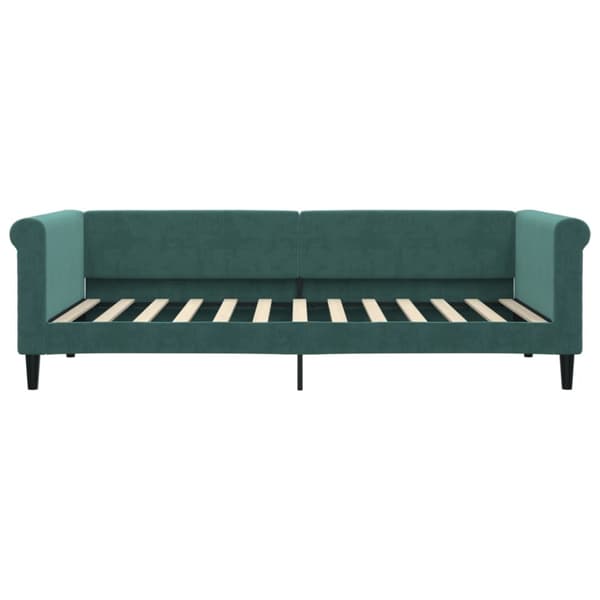 Dagbädd mörkgrön 90x200 cm sammet