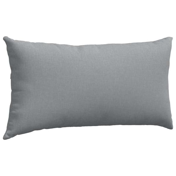 Sofakuddar 2 pcs Ljusgrå 80 x 40 cm tyg
