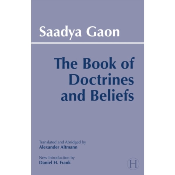 The Book of Doctrines and Beliefs (häftad, eng)