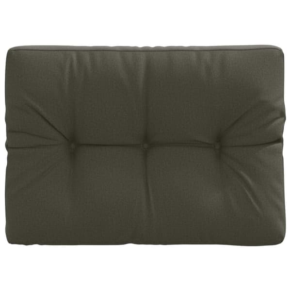 Pallryggkudde VIANEN 100% Polyester Antracit 70 x 60 x 12 cm