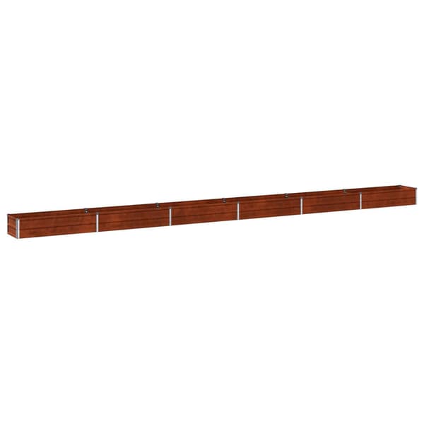 Höjd Trädgårdsbädd Rostig 600 x 40 x 24 cm corton