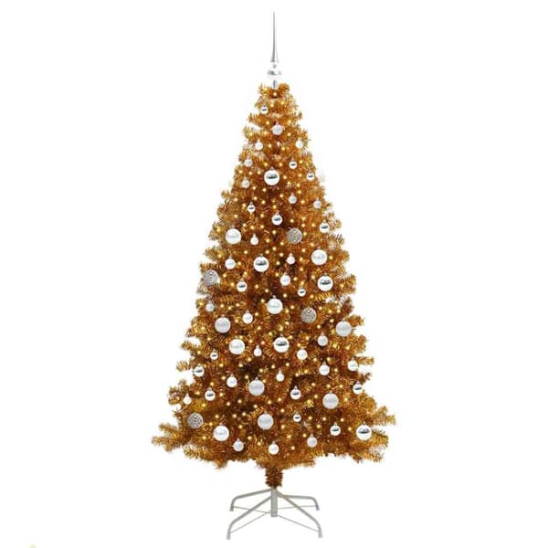 Julgran Guld 180 cm PET