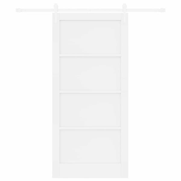 Skjutdörr ORKDAL 93 x 202 cm Konstruerat trä Vit