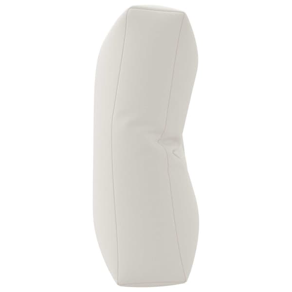 Pallryggkudde VIANEN 100% Polyester Vit 120 x 50 x 12 cm