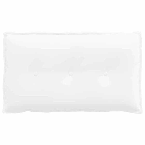 Ryggkudde Vit 80 x 19 x 50 cm tyg