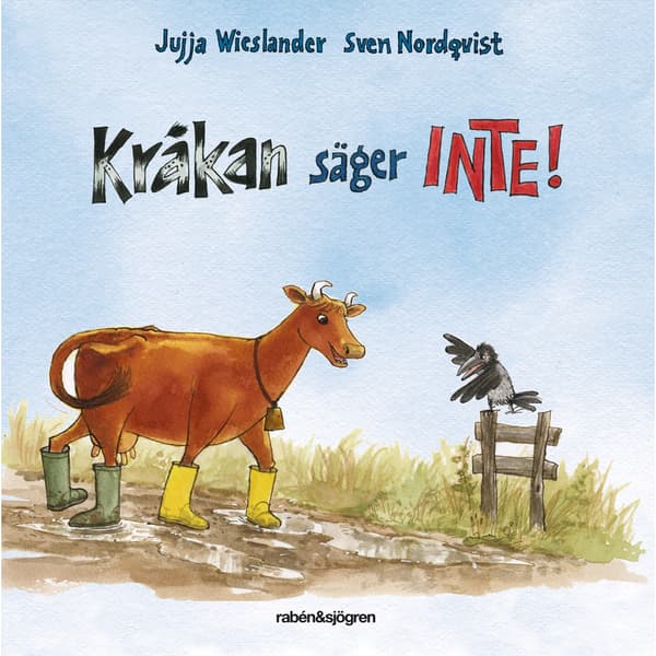 Kråkan säger INTE! (bok, board book)