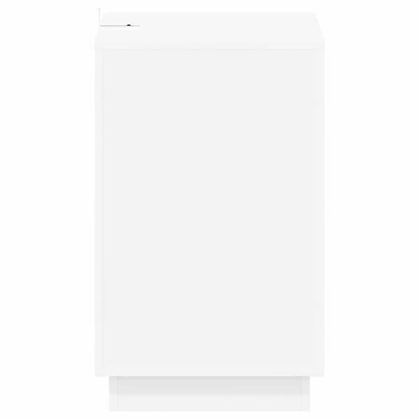Sidobord Vit 60 x 40 x 65 cm Konstruerat trä