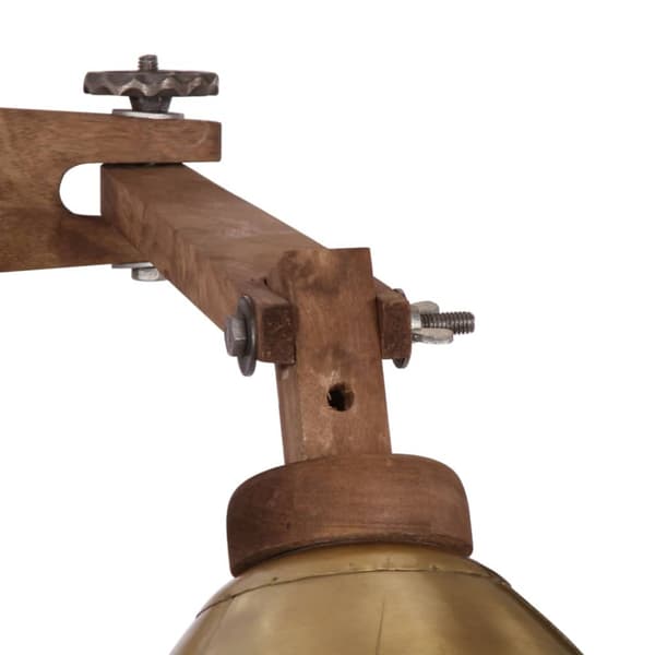 Vägglampa 25 W antik mässing E27