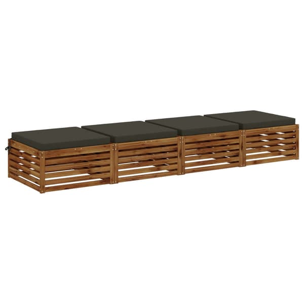 4-delade Sittdynor SOEST 4 st 100% Polyester Antracit