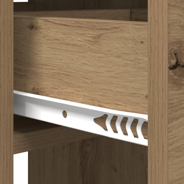 Matbord 115 x 70 x 75 cm Konstruerat trä Artisan-ek Rektangulär