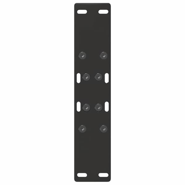 Soffbordsben A-formade 2 st svarta 50x(42-43) cm stål