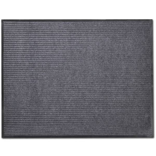Dörrmatta grå 120 x 180 cm PVC