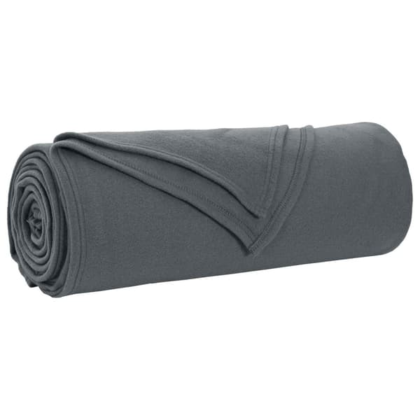 Kastfilt Mörkgrå 280 x 210 cm Fleece