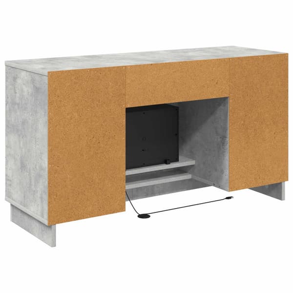 Elektrisk eldstad Betong 100 x 33 x 55 cm Konstruerat trä