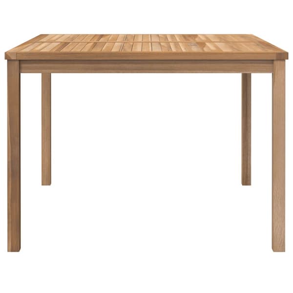 Trädgårdsbord 110x110x77 cm massiv teak