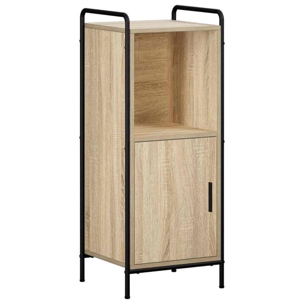 Badrumsskåpsset 4 st Sonoma-ek 40 x 36 x 181 cm Konstruerat trä