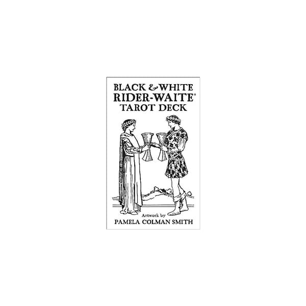 Black & White Rider-Waite Tarot Deck