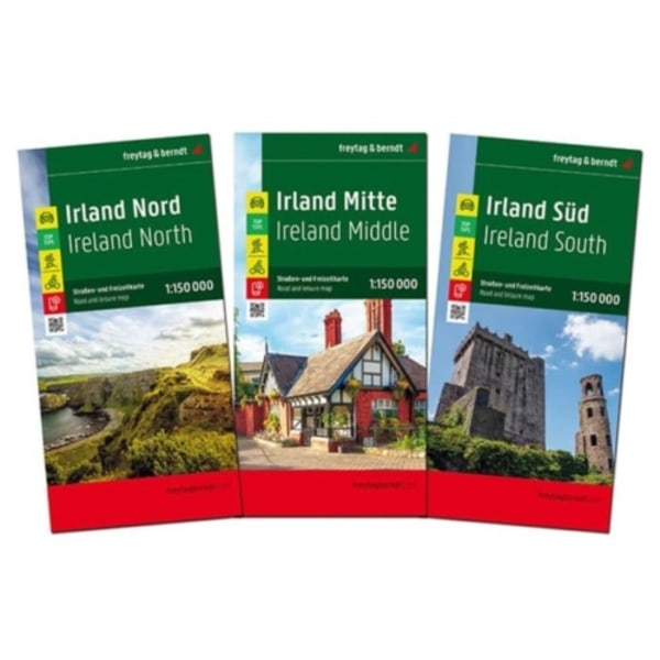 Ireland Road Map - 3 Map Set