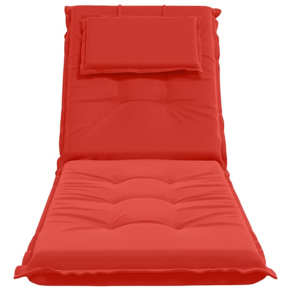 Solstol Kudde GEMERT 100% Polyester Röd 190 x 50 x 9 cm