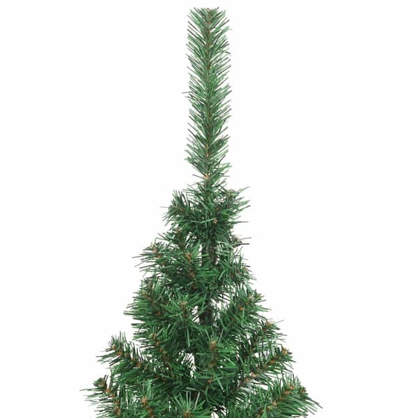 Konstgjord Förbelyst Julgran Grön 210 cm PVC